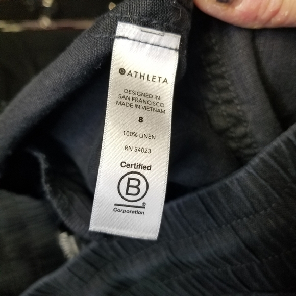 Athleta cabo linen jogger in black - Picture 8 of 13